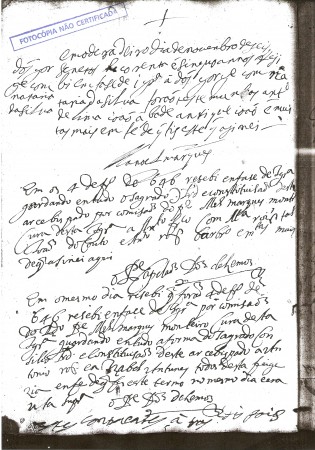 Assento de casamento de António Rodrigues e Isabel Antunes (04.01.1646)
